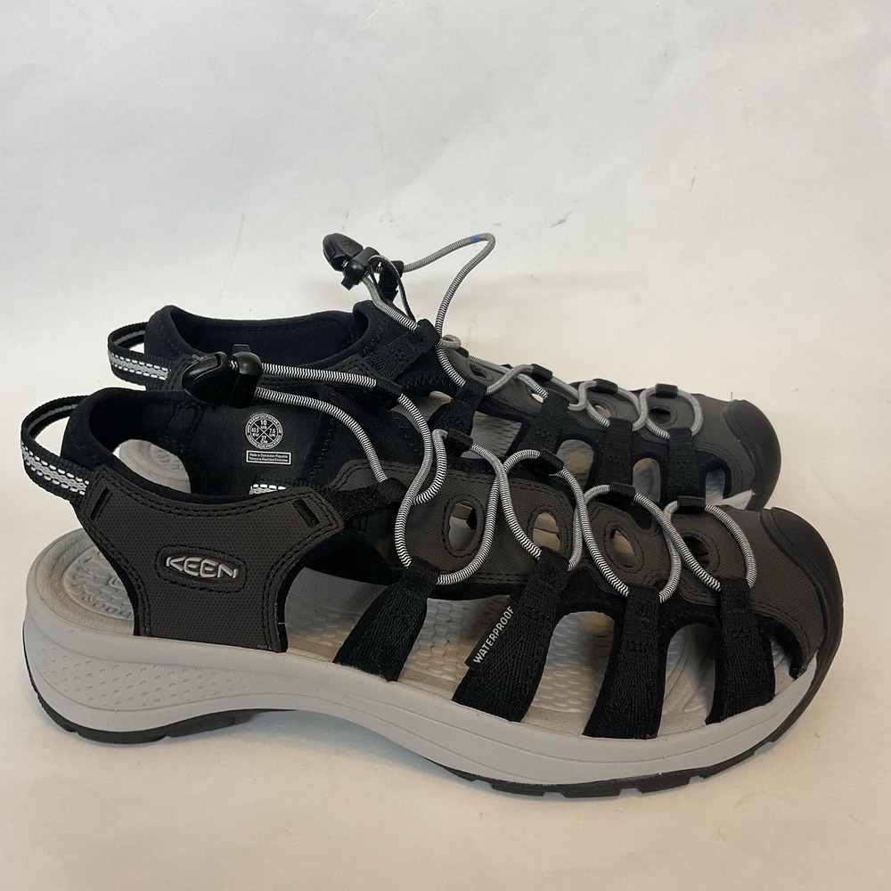 Keen Astoria West Sandals Color: Black/Grey Heather US 10 Women's Hiking - Picture 2 of 11